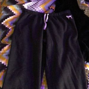 PINK victoria secret grey joggers